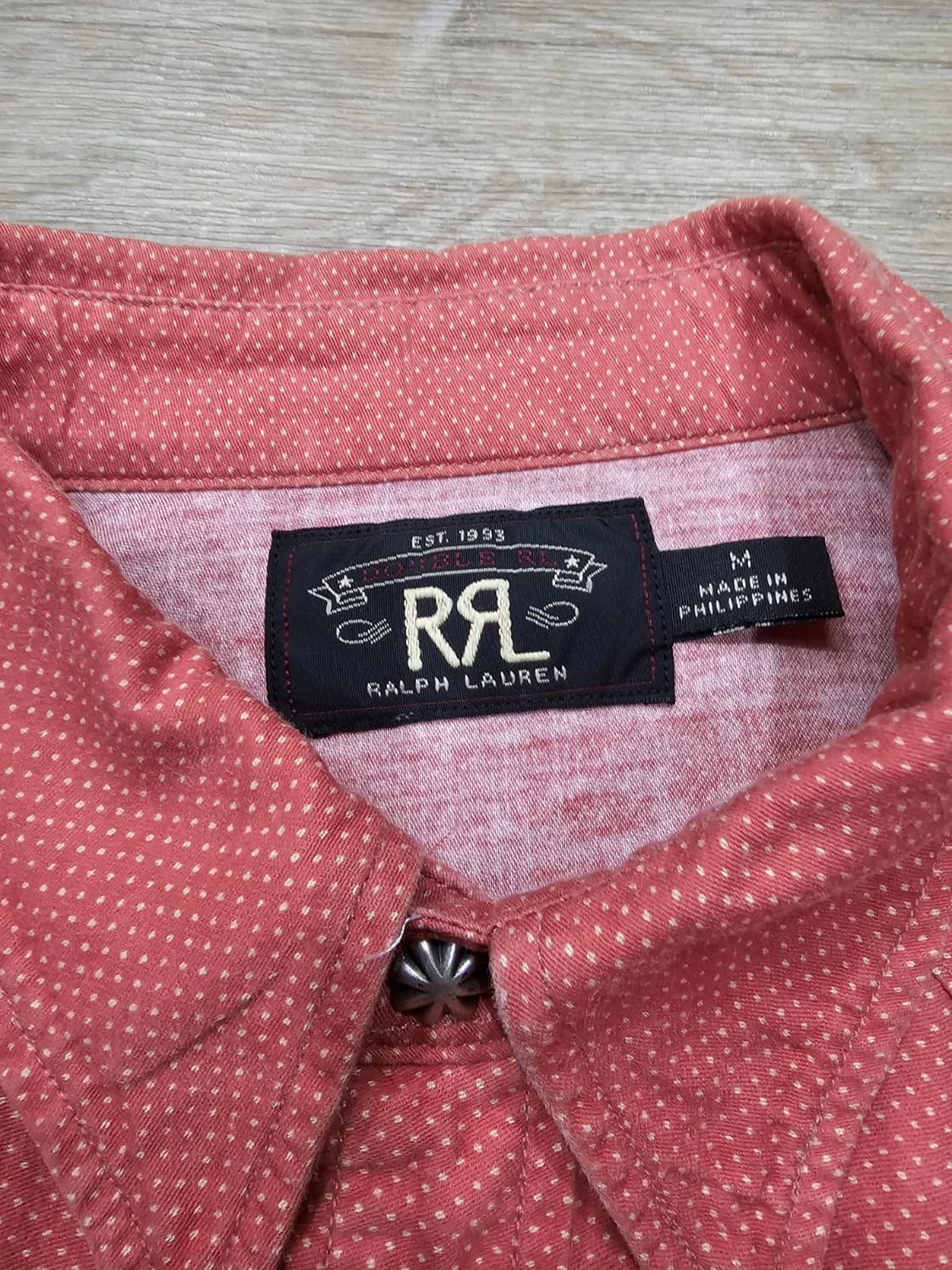 RRL 더블알엘 도트 패턴 웨스턴 셔츠 상품이미지3