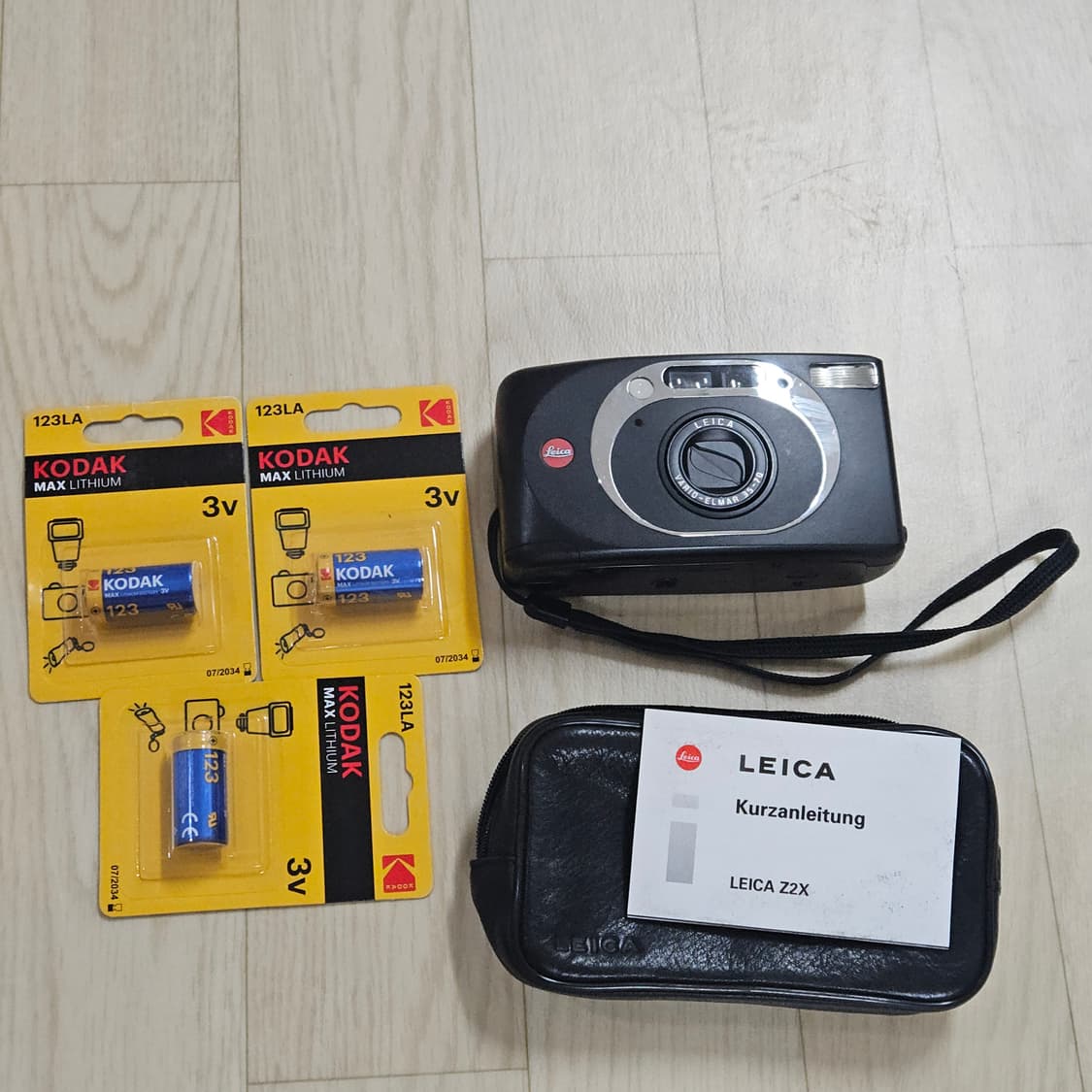 라이카 z2x 블랙 데이터백 필름카메라 상품이미지5