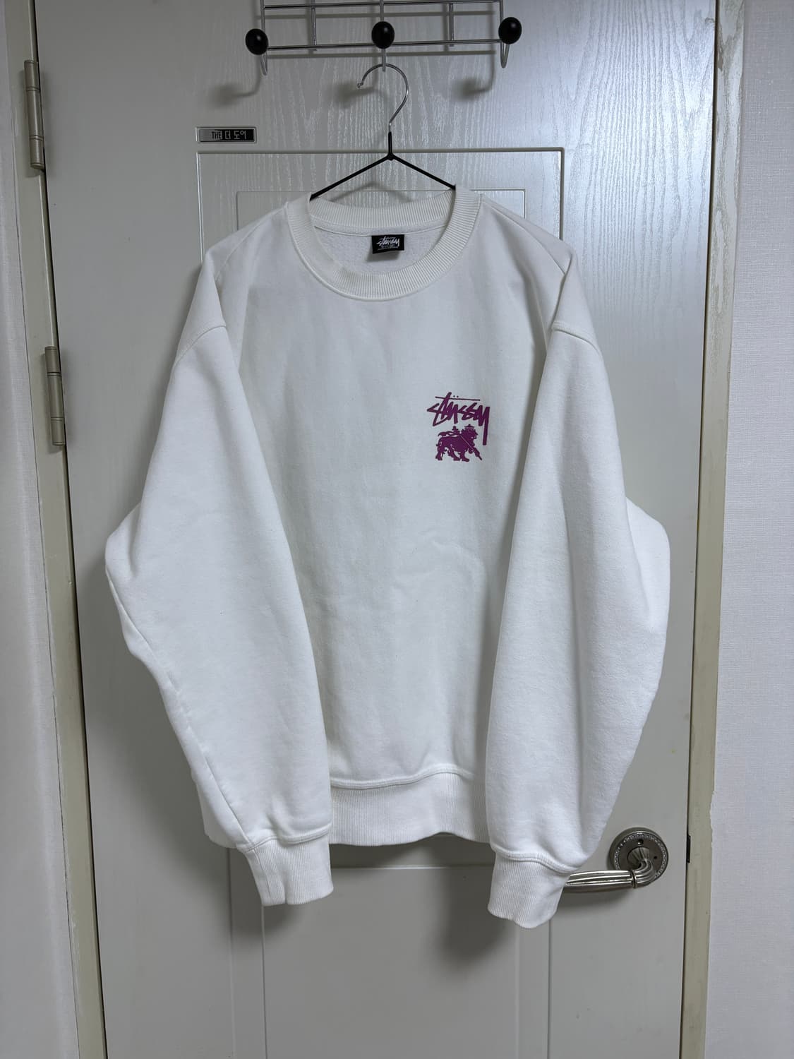 [M] 스투시 Rasta Dot Crew White 상품이미지2