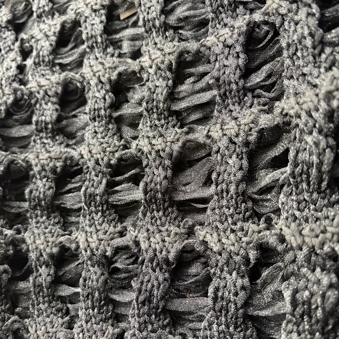 Tulle Layered Hole Knit 상품이미지4