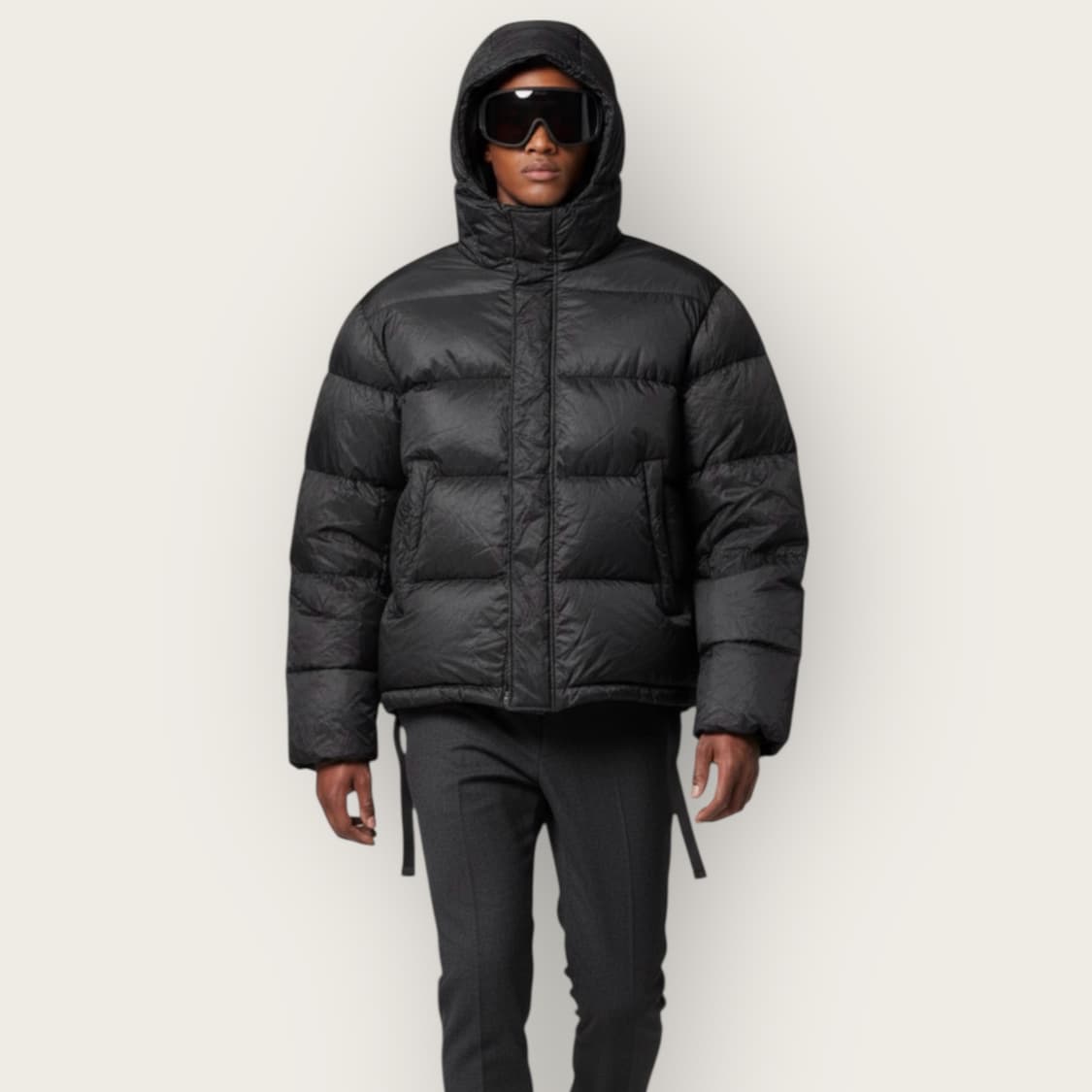 준지 17FW 낙하산 나일론 구스 해비패딩 점퍼 상품이미지1
