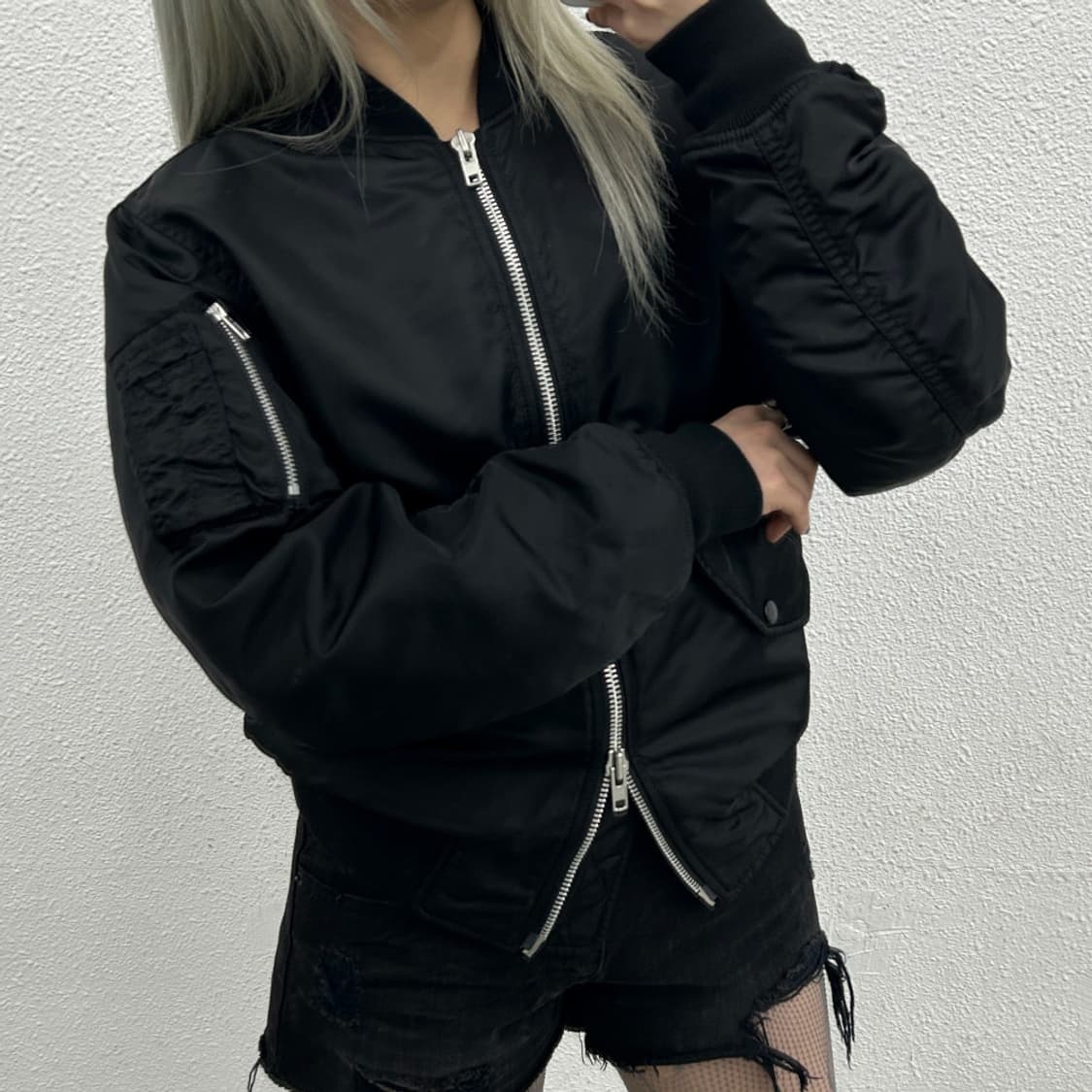 롤링 스튜디오 오버핏 MA-1 봄버 자켓 S ( 발매가 24만6000 원 상품이미지2