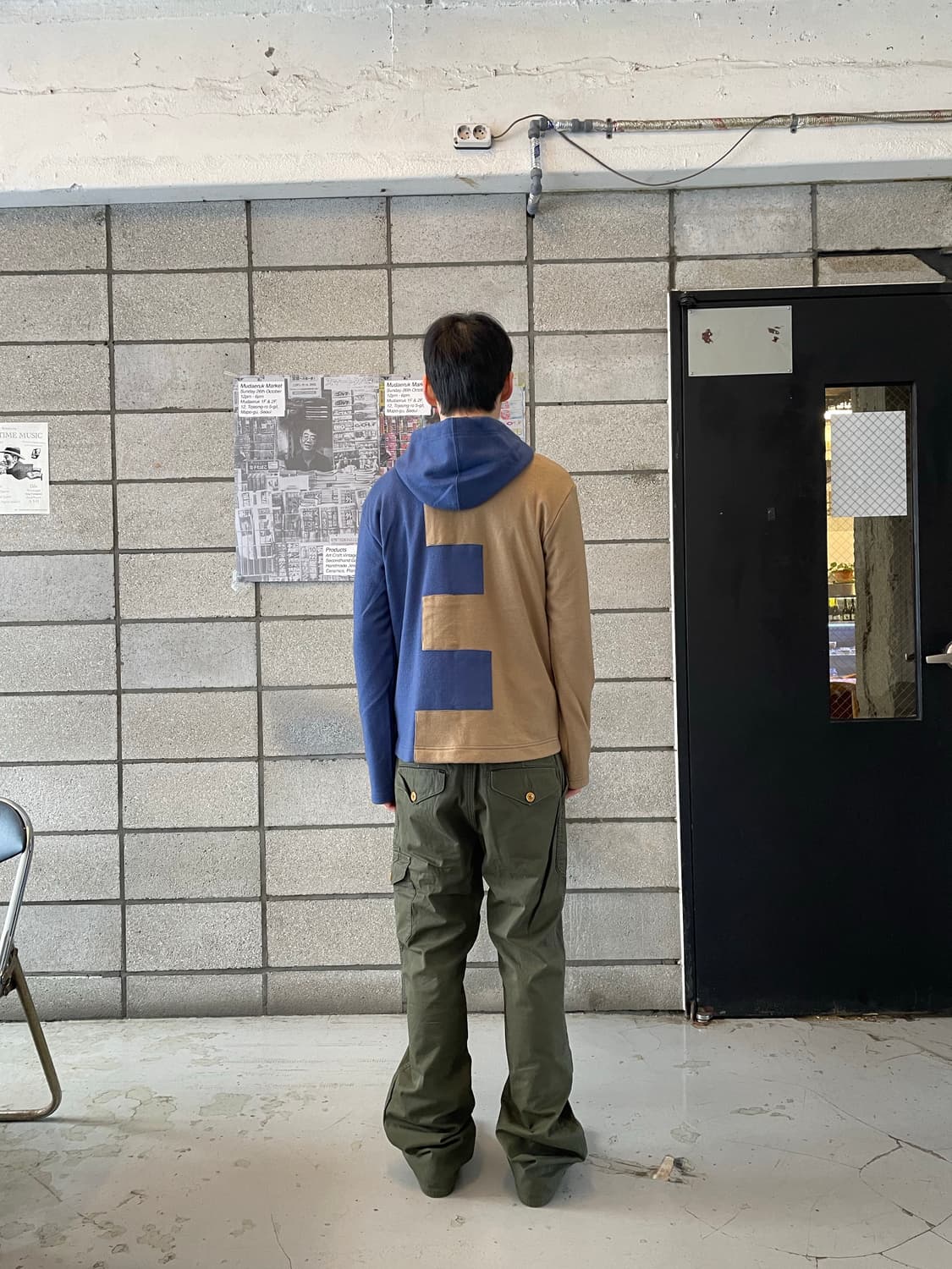 꼼데가르송 옴므 두 바이컬러 후드집업 상품이미지3