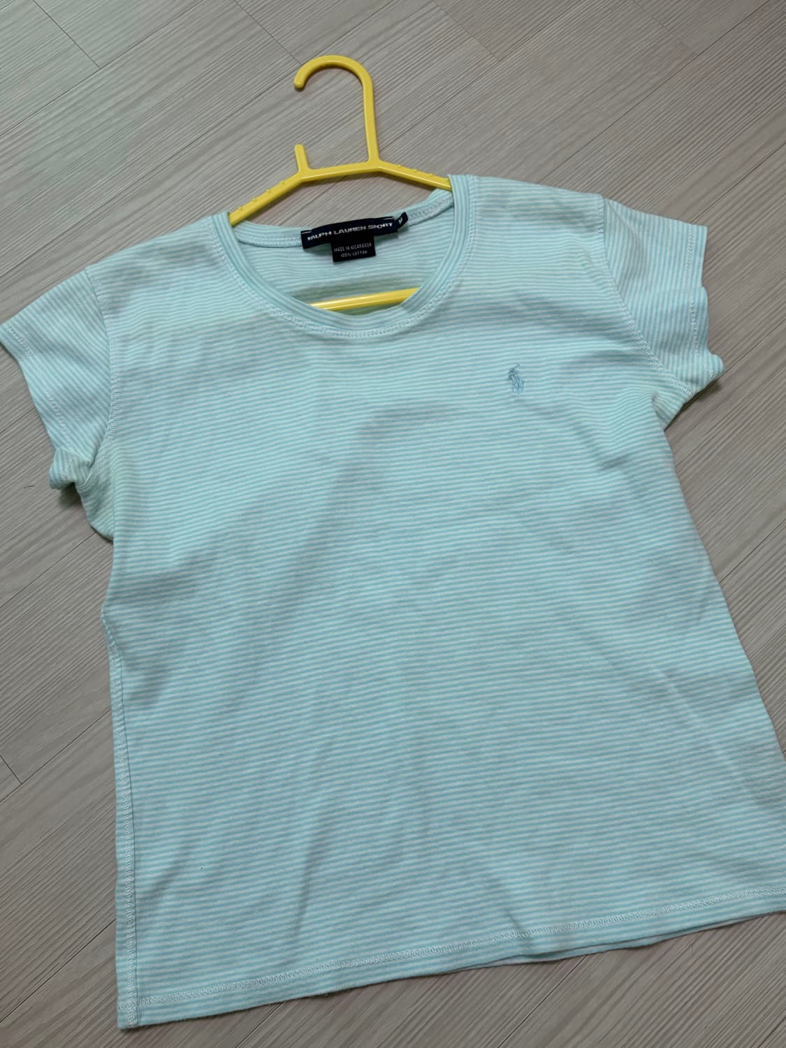 소다맛 폴로 민트 스트라이프 반팔티 상품이미지2