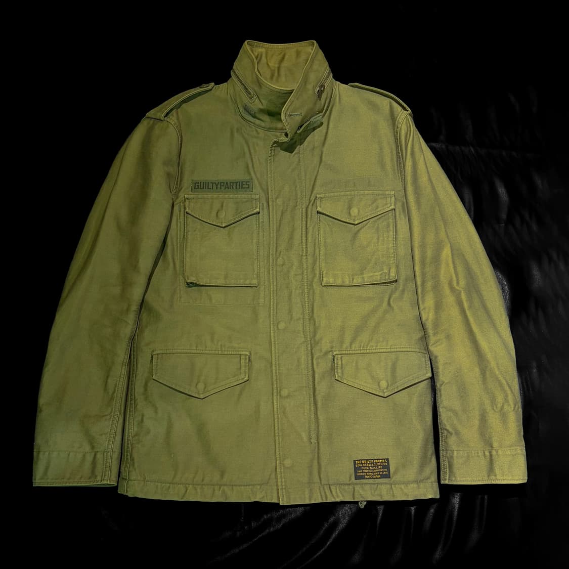 와코마리아 카키 필드자켓 상품이미지1