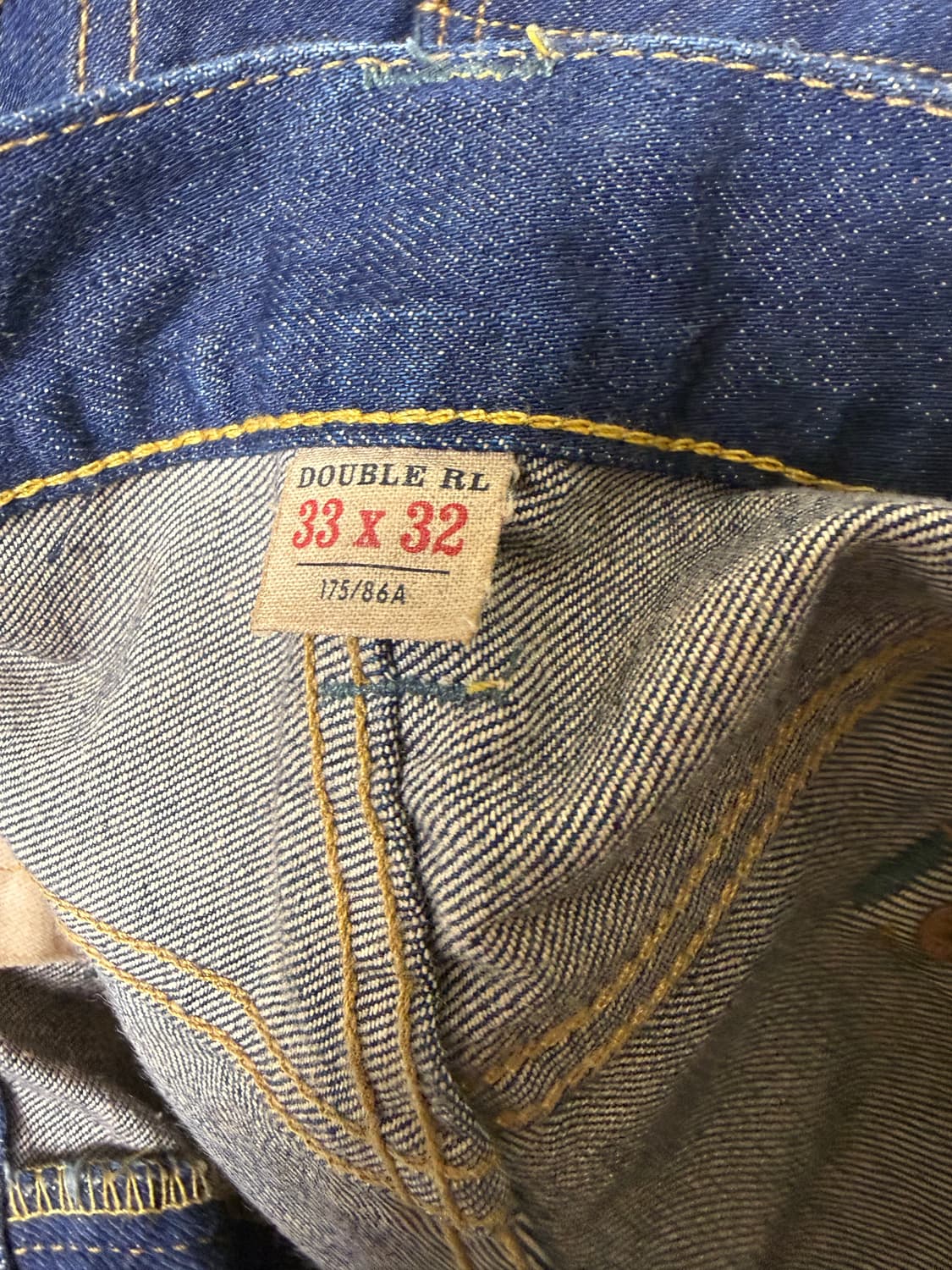 rrl 더블알엘 스트레이트핏 원워시 셀비지 진 상품이미지7