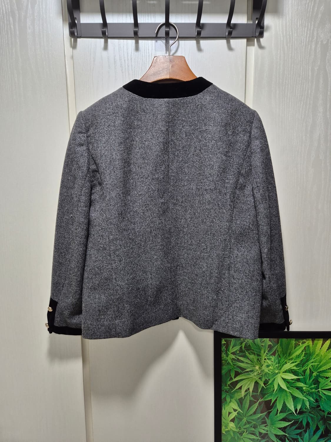 (타임세일) JPN vtg 그레이 울 혼방 자켓 상품이미지10