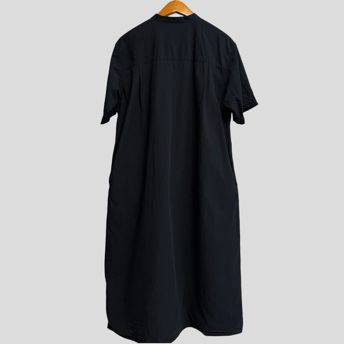 (여성XL)muji 무인양품 브로드 스탠드카라 반소매 원피스 상품이미지6