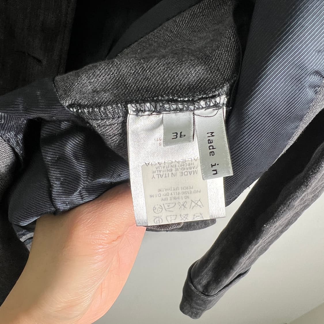 발렌시아가 다크 그레이 린넨 사파리 자켓 36 상품이미지9