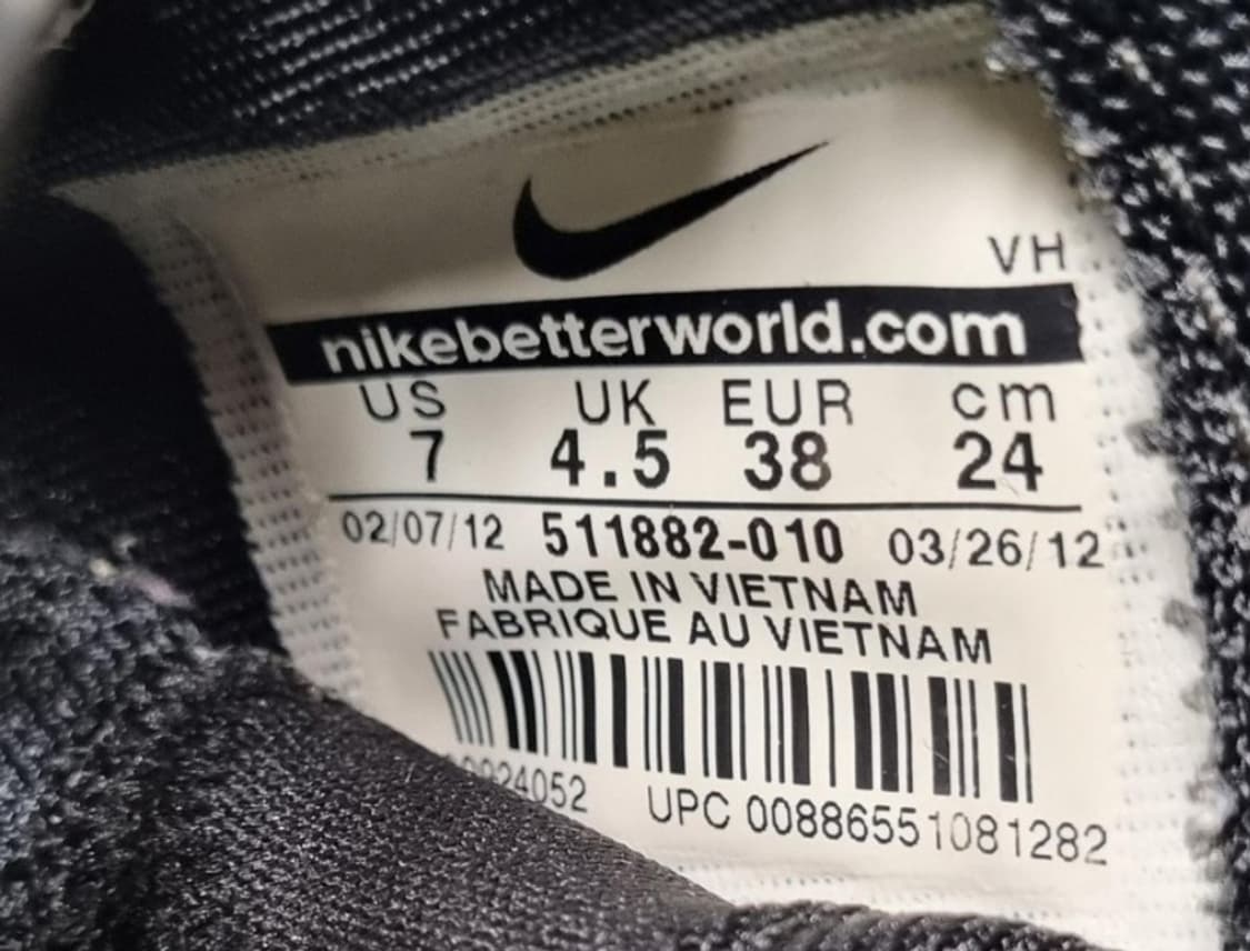 nike 나이키 로쉐 원 (로세런) 블랙 & 화이트 운동화, 스니커즈 상품이미지9