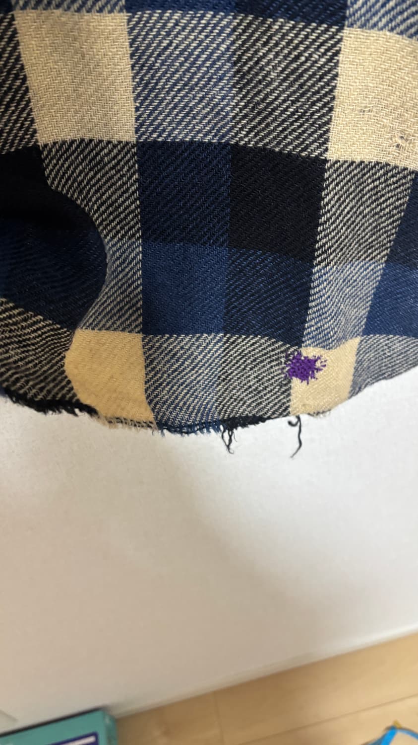 40s 울 플란넬 보로 셔츠 상품이미지8