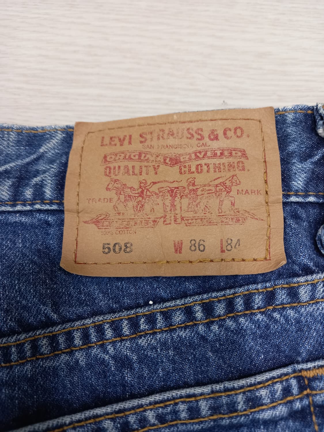 34 빈티지 리바이스508 KOREA 일자진 34-590 상품이미지5