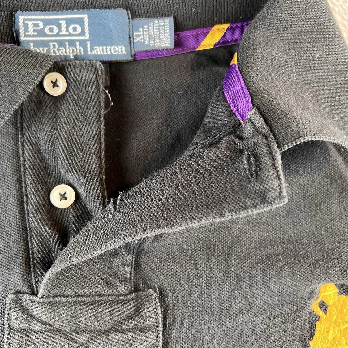 폴로 랄프로렌 빅 포니 롱 슬리브 럭비 폴로 셔츠 상품이미지3