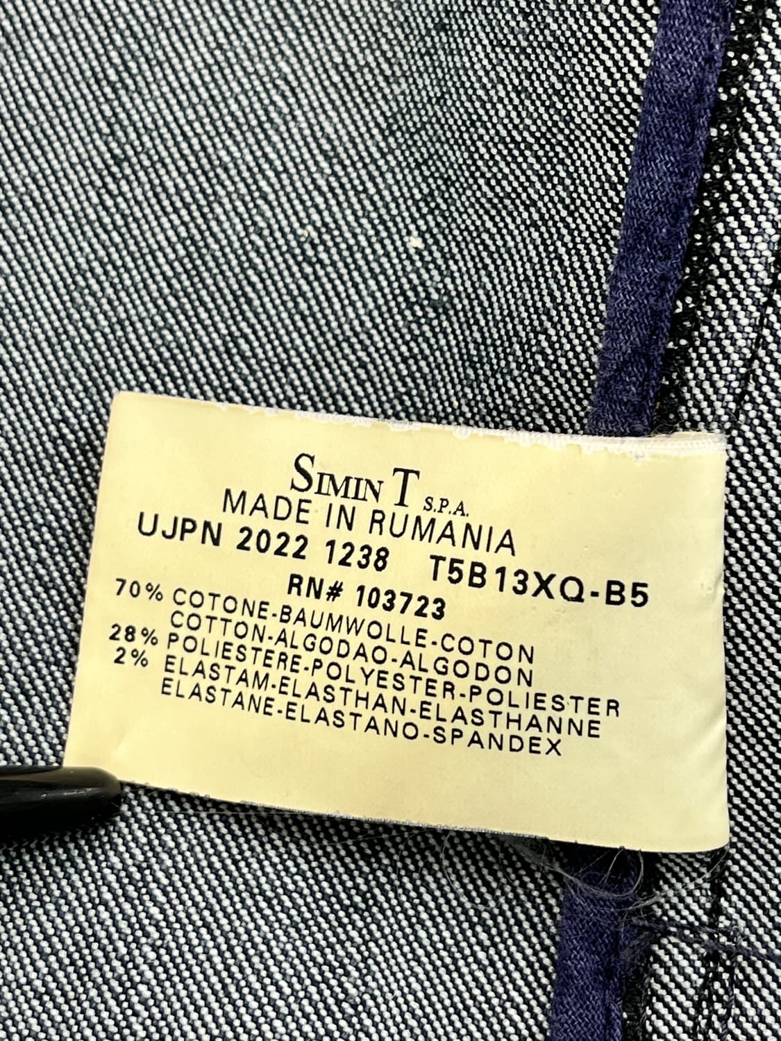 아르마니 진스 프린지 데님 집 자켓 상품이미지9