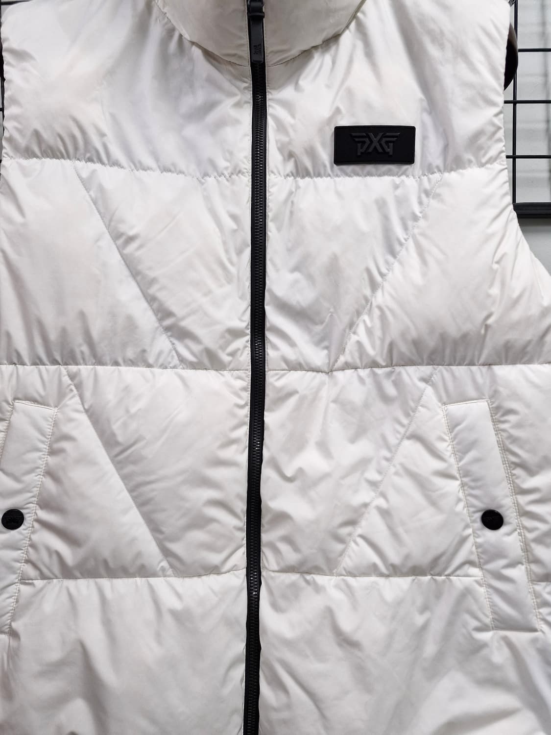 100L PXG 화이트 웰딩 다운 조끼 베스트. 상품이미지4