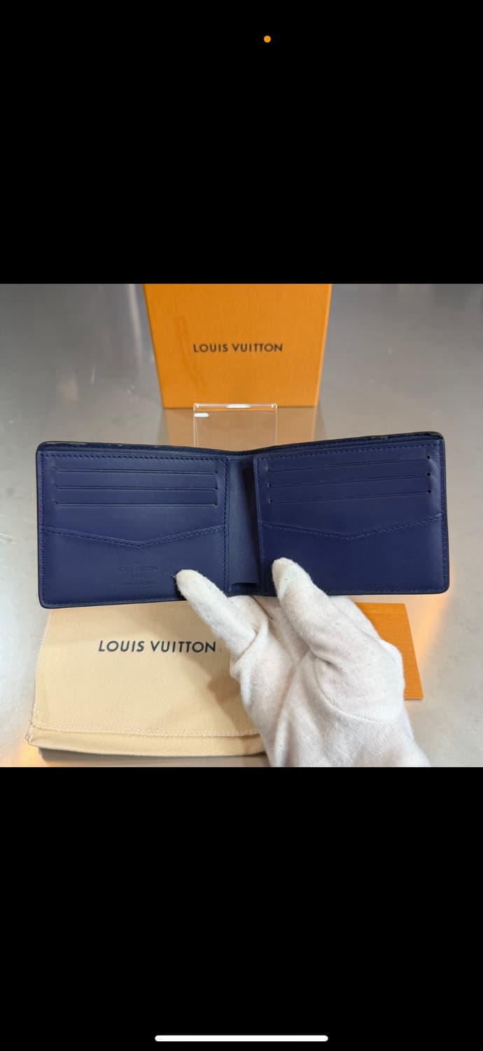 [리오브전포점] 루이비통 반다나 모노그램 블루 반지갑 상품이미지4