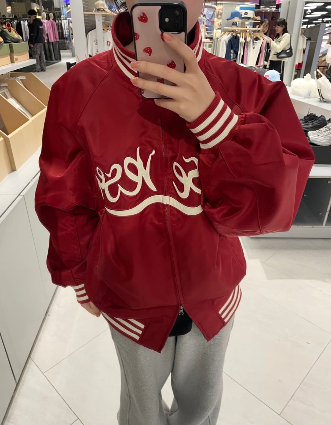 예스아이씨 하이넥 스타디움 자켓 상품이미지2