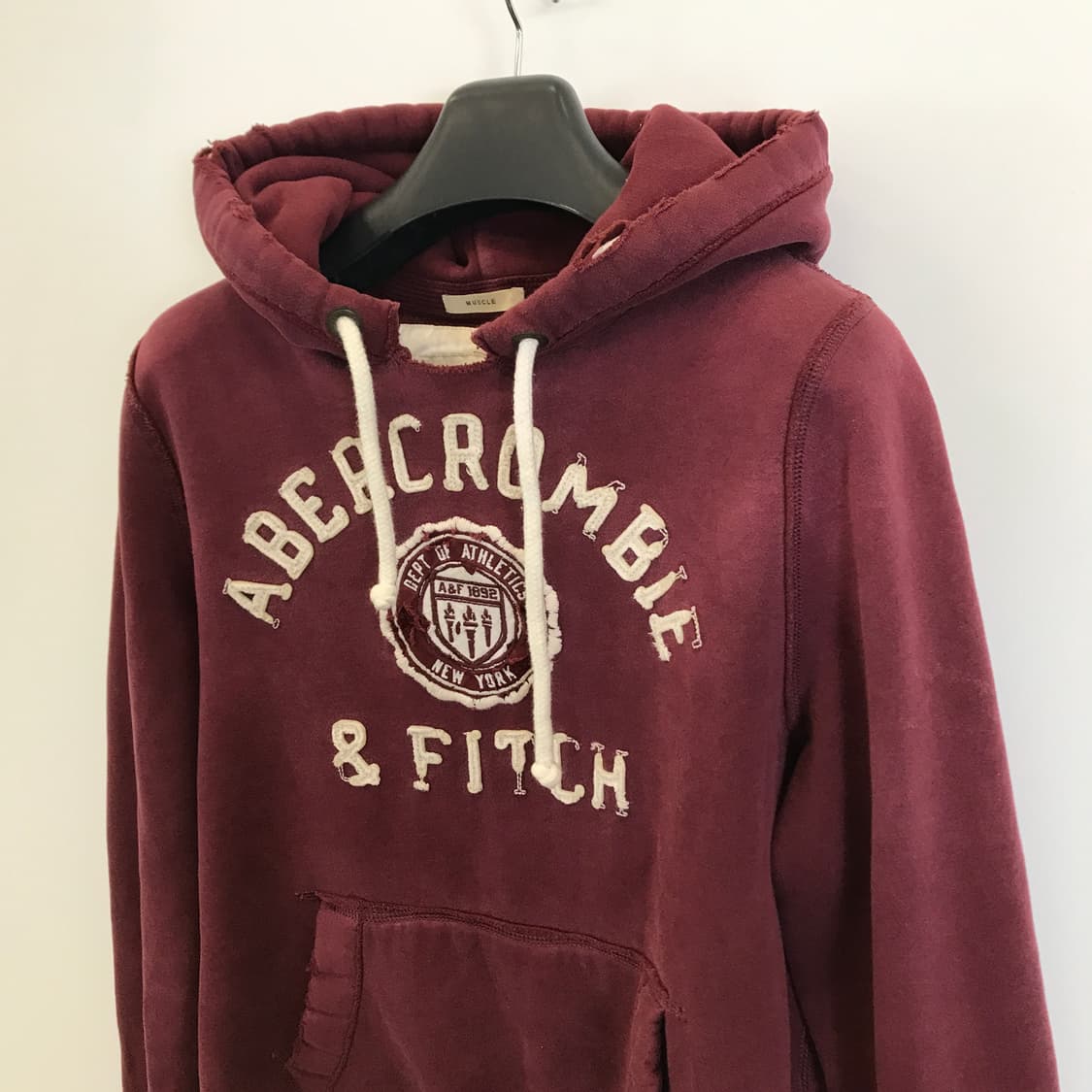 아베크롬비 버건디 빈티지 후드 [L] 상품이미지2