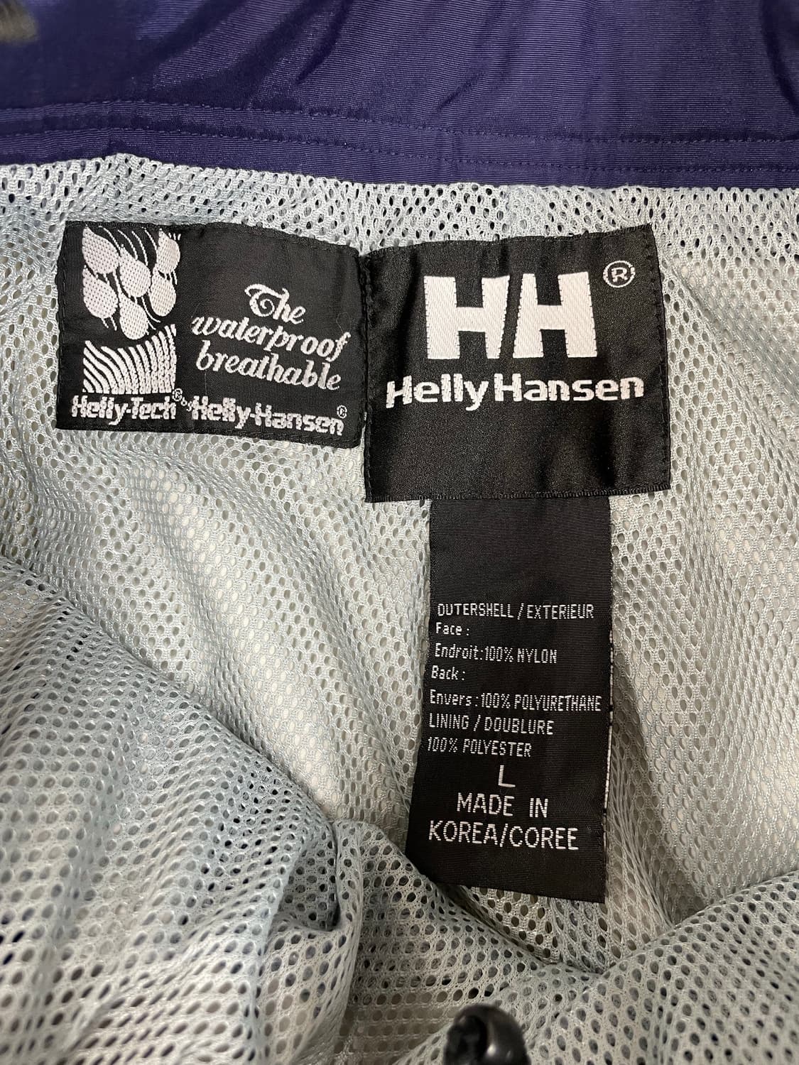 국내 유일 90s 빈티지 헬리한센 헬리테크 방수 방풍 팬츠 바지 고프코어 상품이미지5