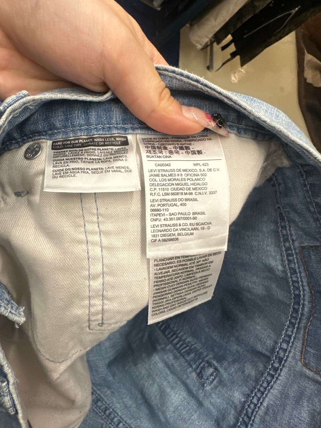 Levis 리바이스 511 데님 반바지 상품이미지5
