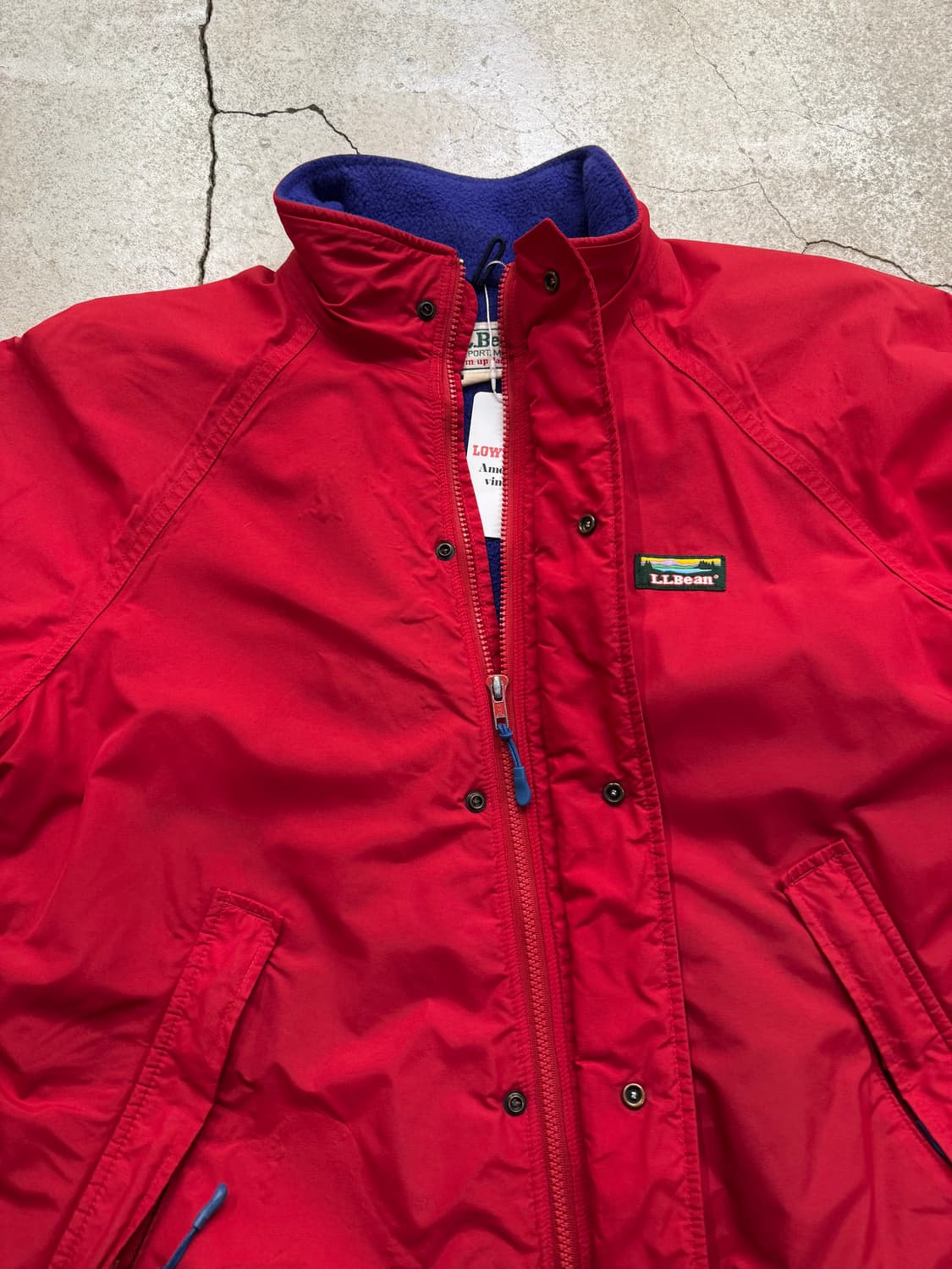 90s 엘엘빈 고어텍스 플리스 라이닝 웜업 자켓 상품이미지6