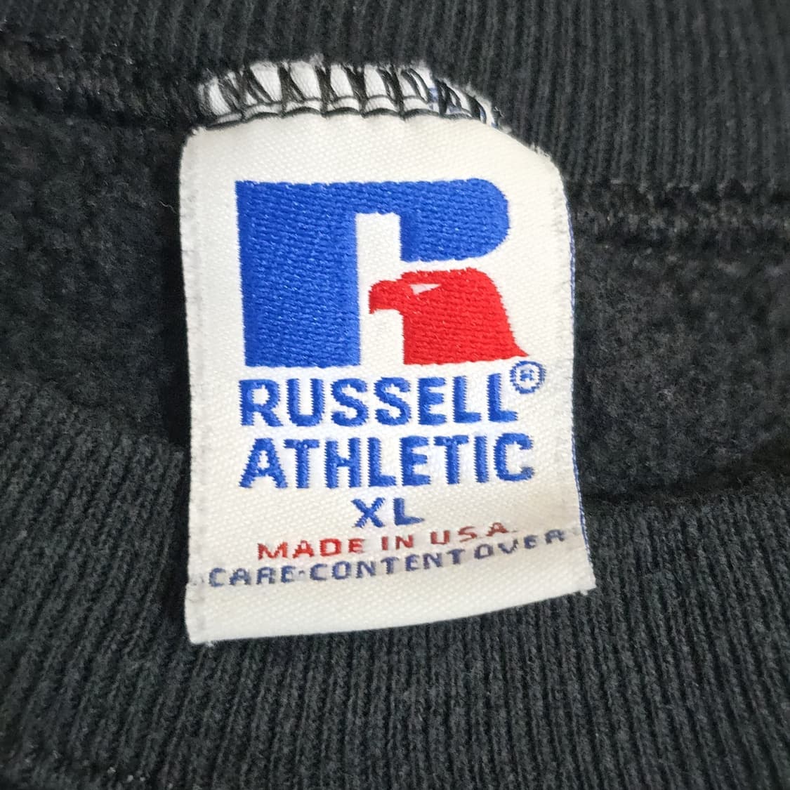 [XL] 90s 빈티지 러셀 스웻셔츠 블랙 상품이미지3
