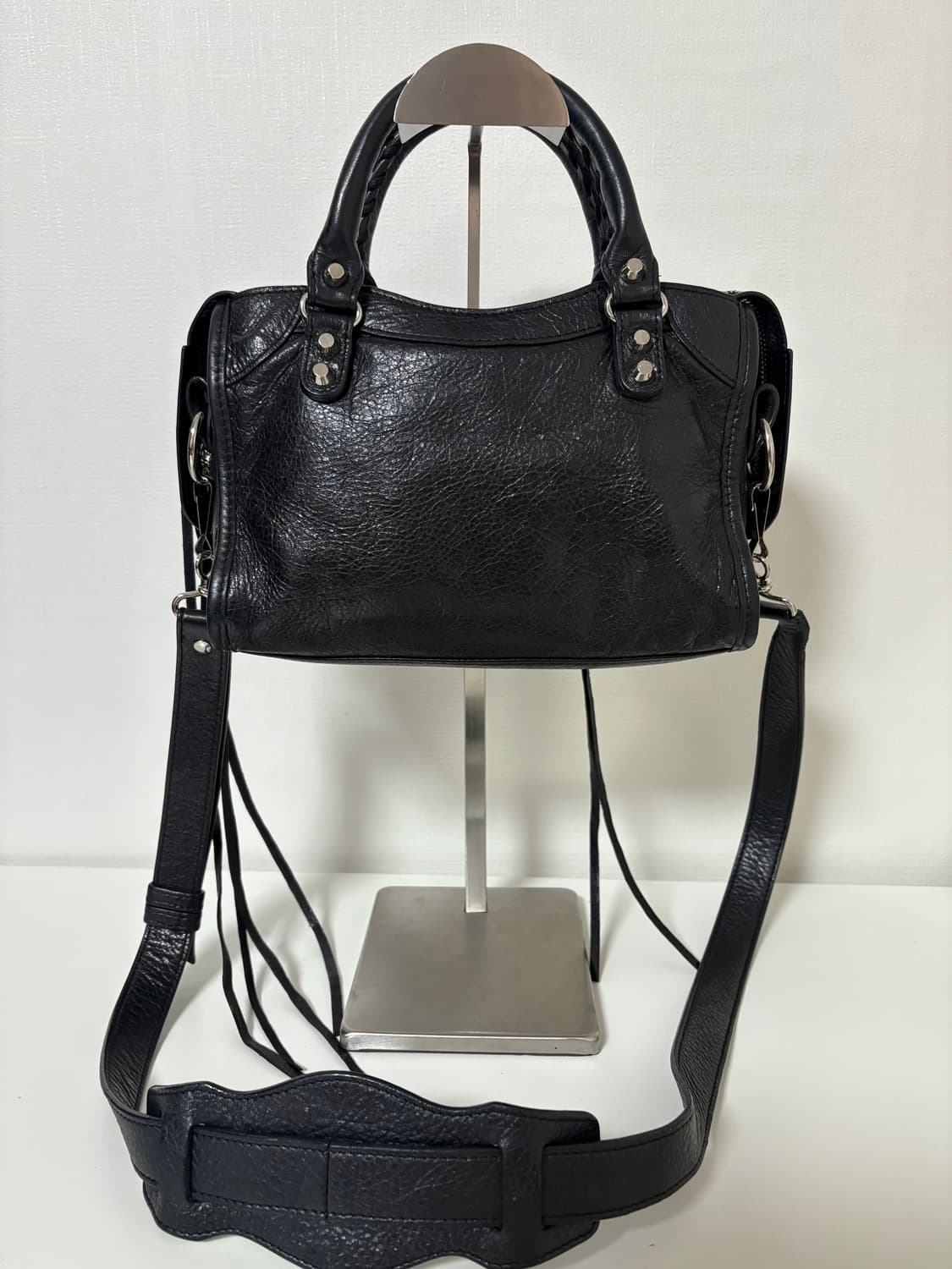 발렌시아가 모터백 미니 블랙 상품이미지6