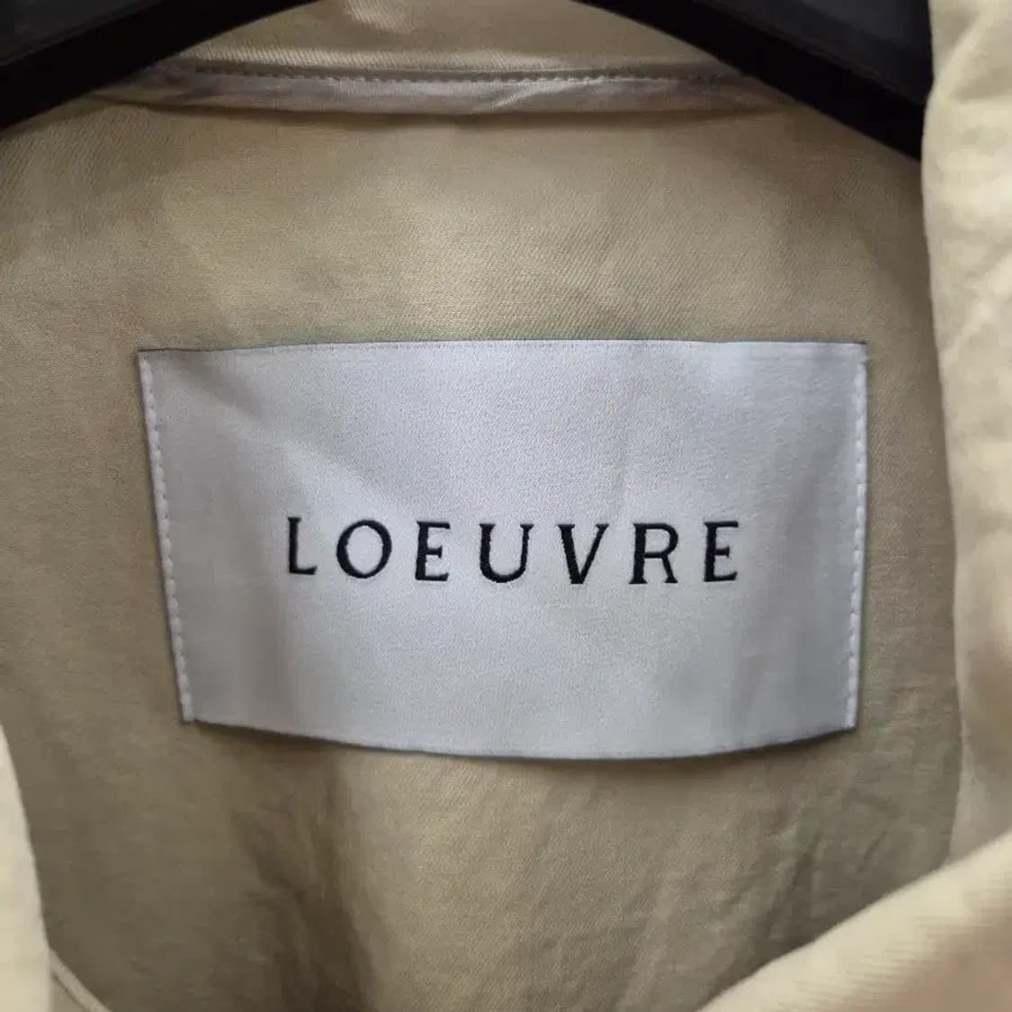 LOEUVRE 베이지 더블 버튼 트렌치 코트 상품이미지7