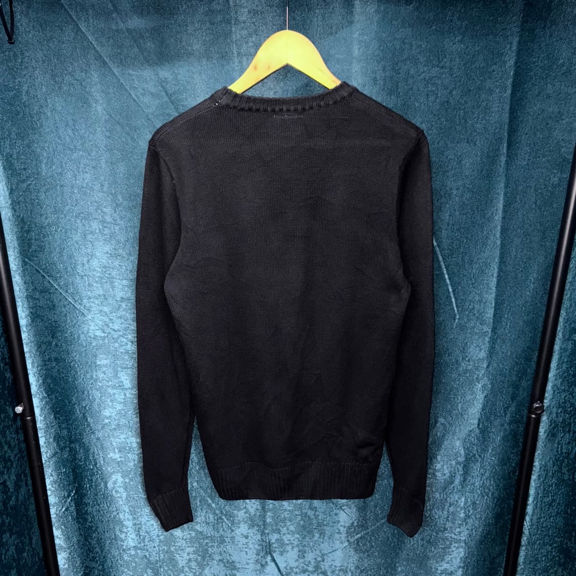 (S) 배트맨 스펠링 로고 블랙 니트 상품이미지3