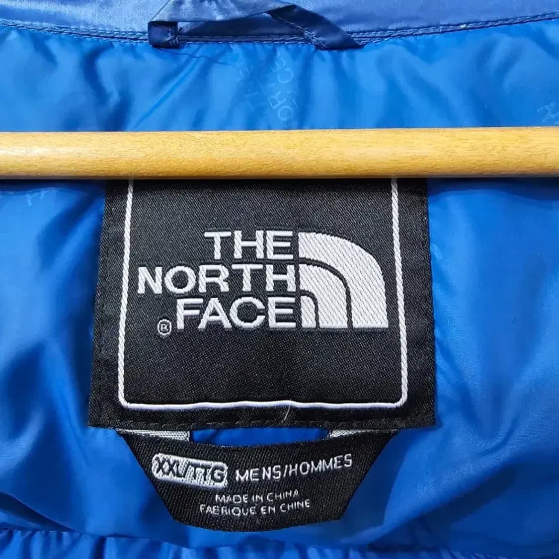 노스페이스 900필 구스다운 패딩 블루 110 상품이미지3