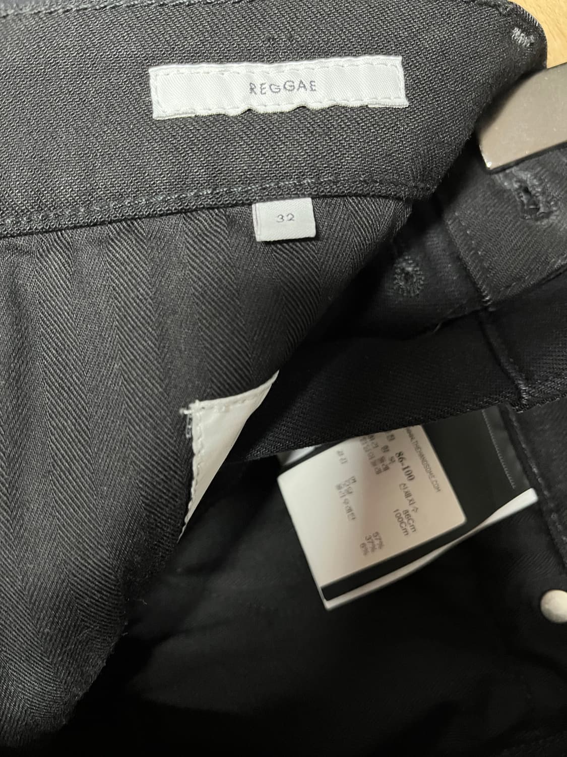 한섬 PT REGGAE 남성 블랙 데님 상품이미지3