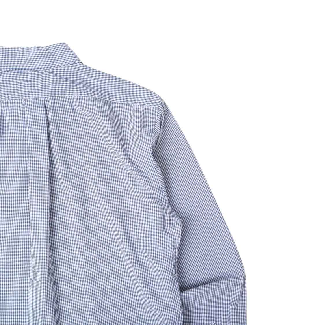폴로 랄프로렌 블루 깅엄체크 코튼 셔츠 상품이미지6