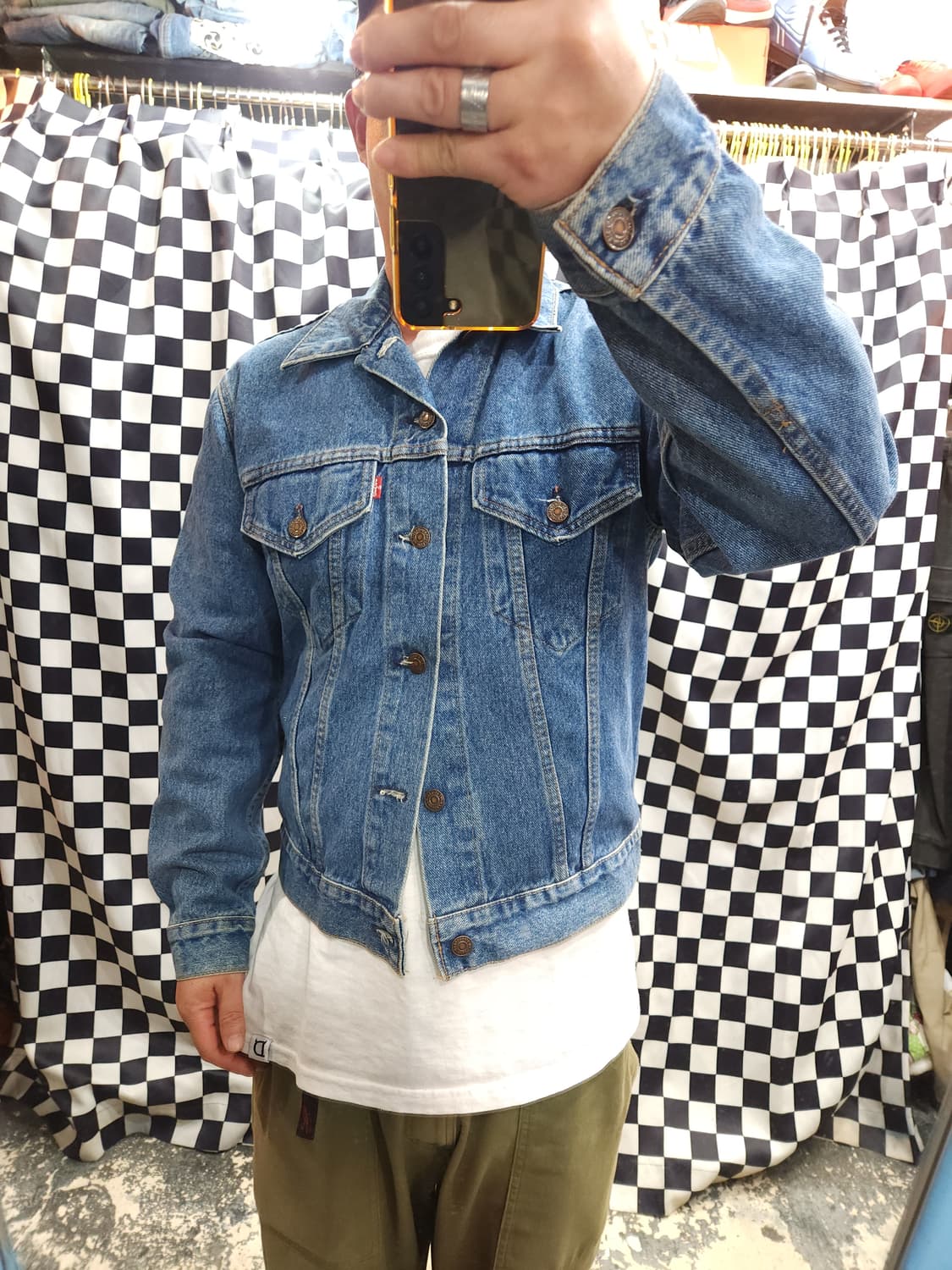 리바이스 80's 70505-0217 데님 자켓  usa 상품이미지10