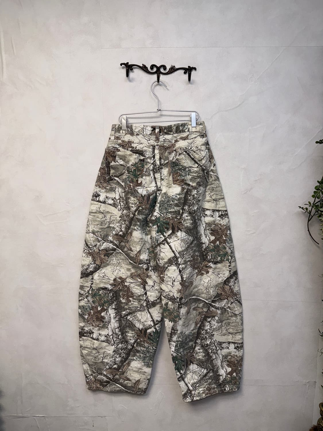 Ash khaki brown real tree balloon pants  상품이미지4