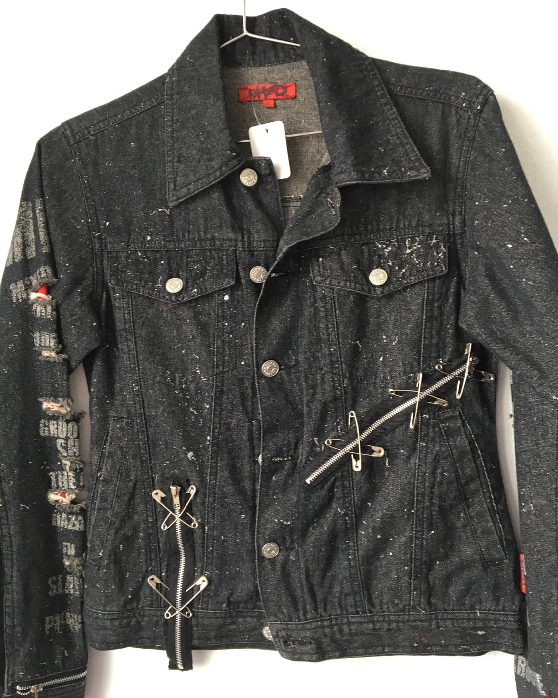 Damage punk mood trucker jacket 상품이미지4