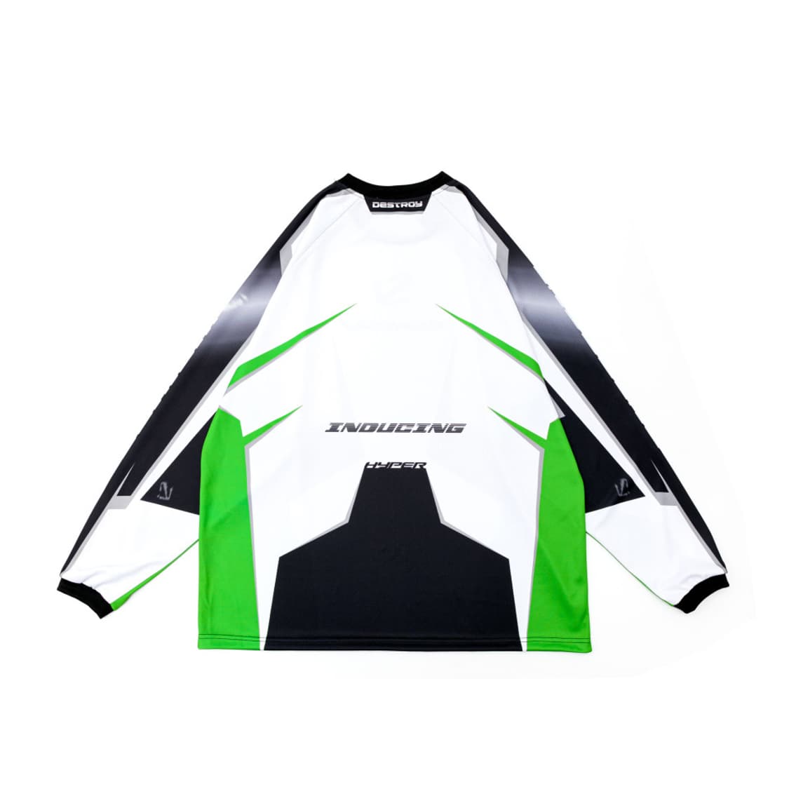 스키즘인듀싱 바이커 저지 긴팔 티셔츠 그린 L 상품이미지4