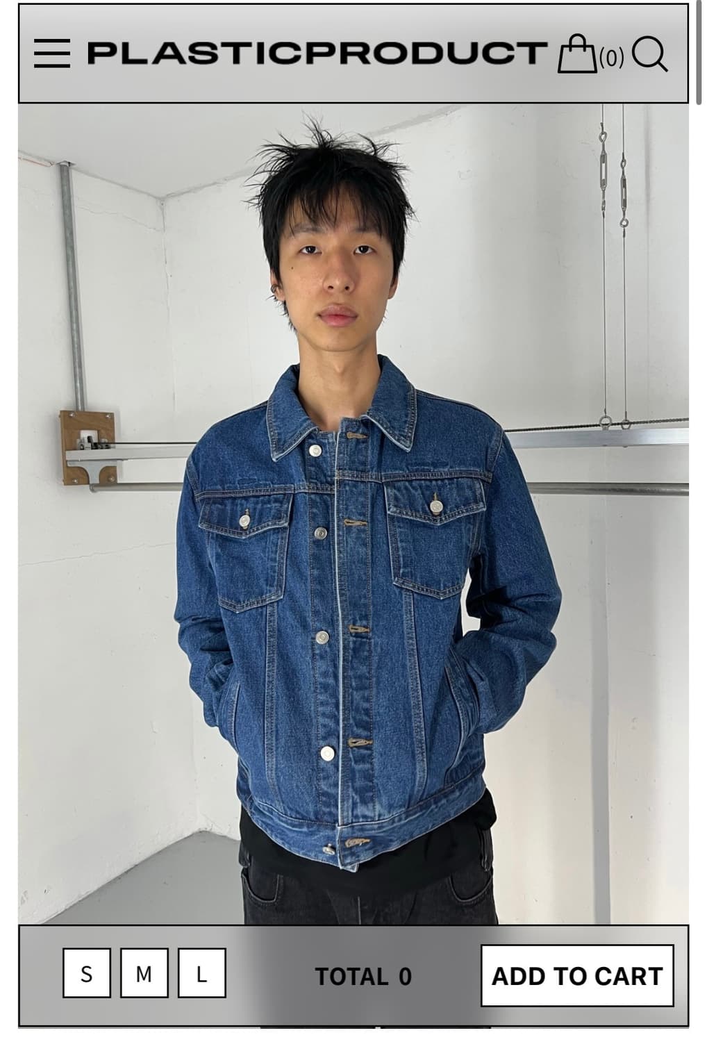 MPa TRUCKER JACKET L플라스틱 프로덕트 트러커 청자켓 상품이미지1