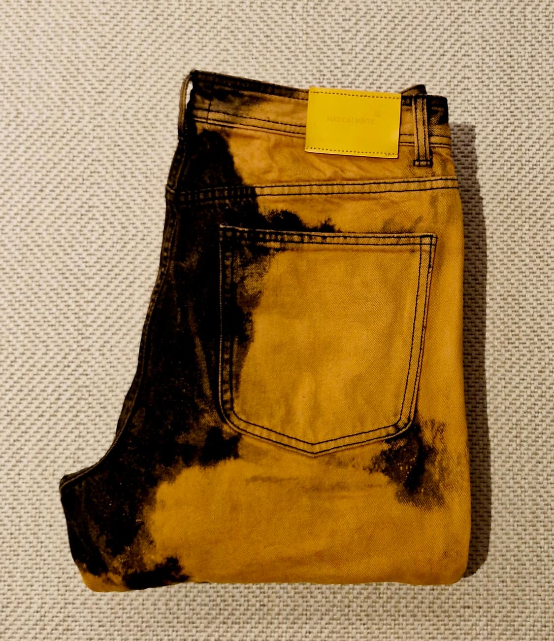 메종미네드 체다 오렌지 커브 데님팬츠 50 상품이미지3