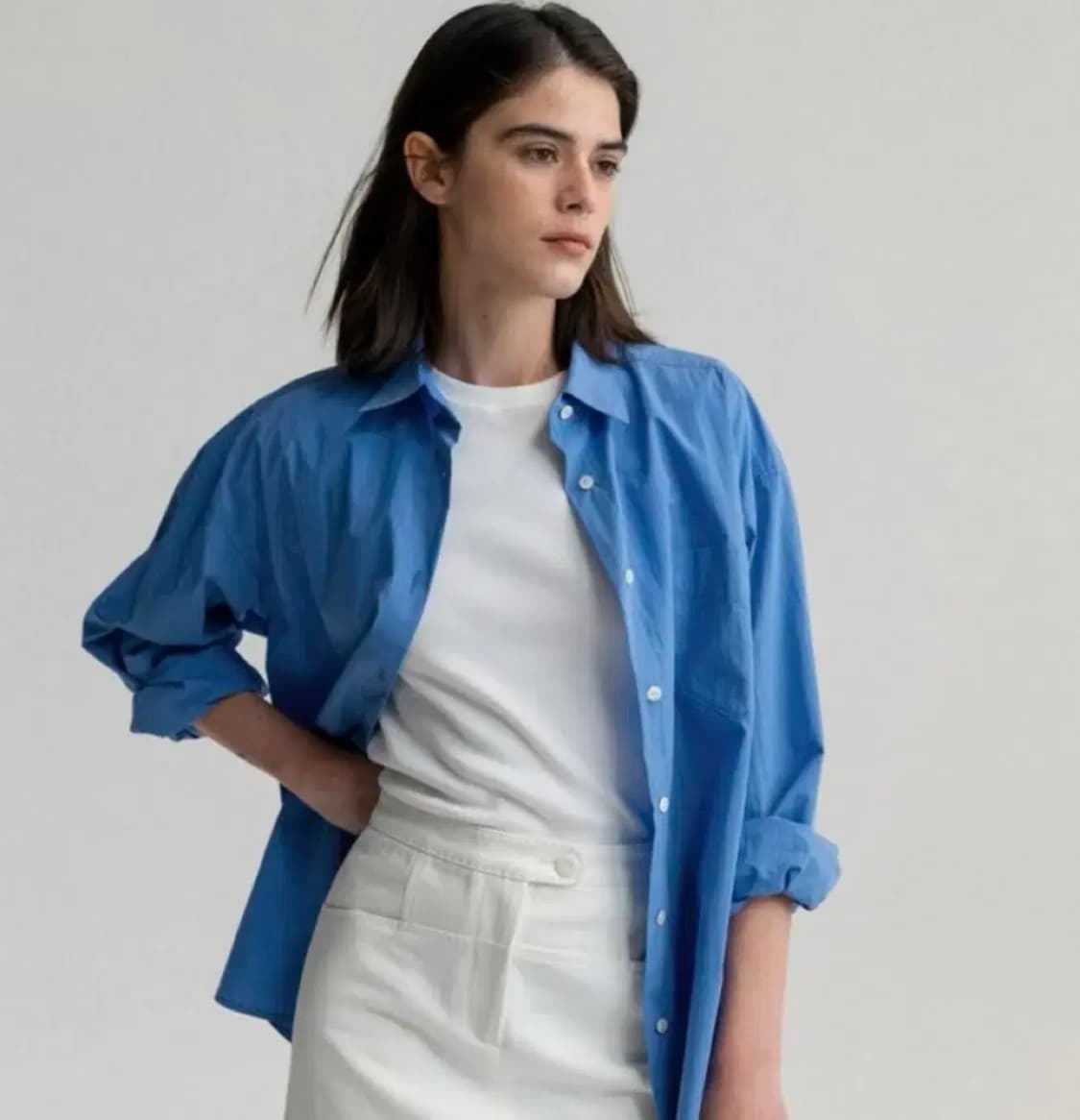 낫띵리튼 sunne shirts 블루 상품이미지2