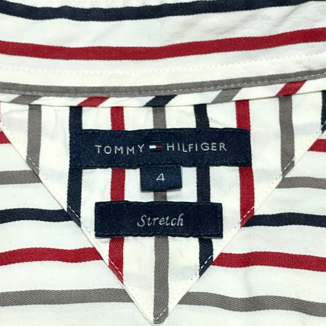 타미힐피거 3색 스트라이프 슬림핏 셔츠 여성4 상품이미지4