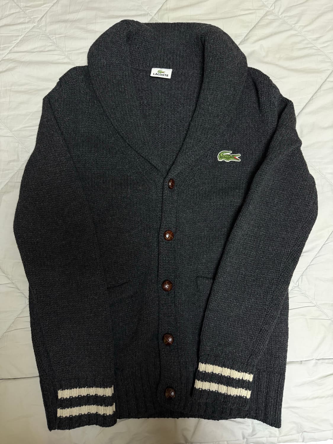 라코스테 숄칼라 가디건 상품이미지1