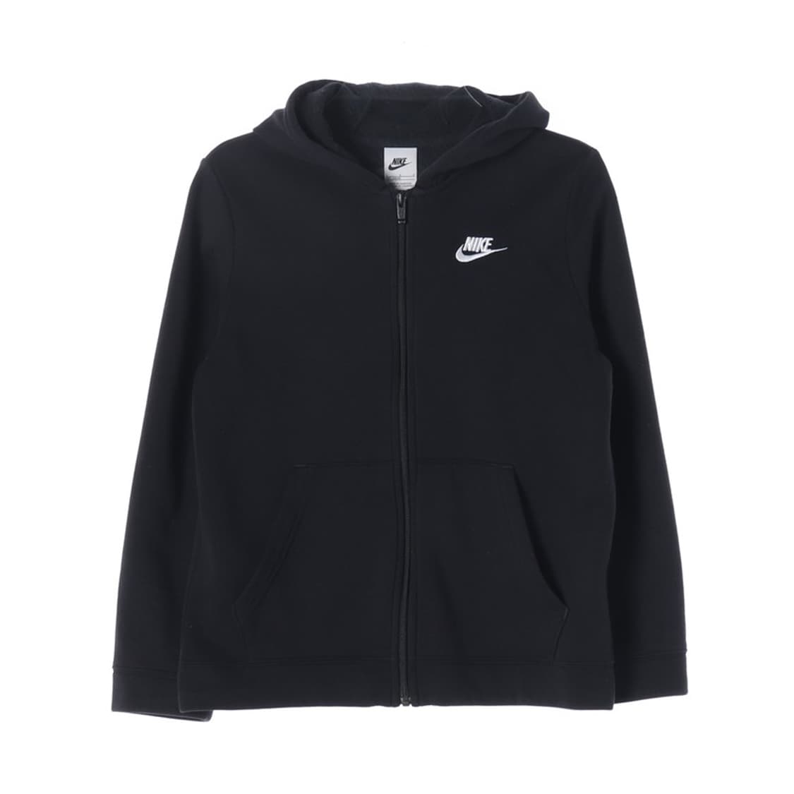 나이키 주니어 클럽 플리스 후드 집업 블랙 147-158 상품이미지1