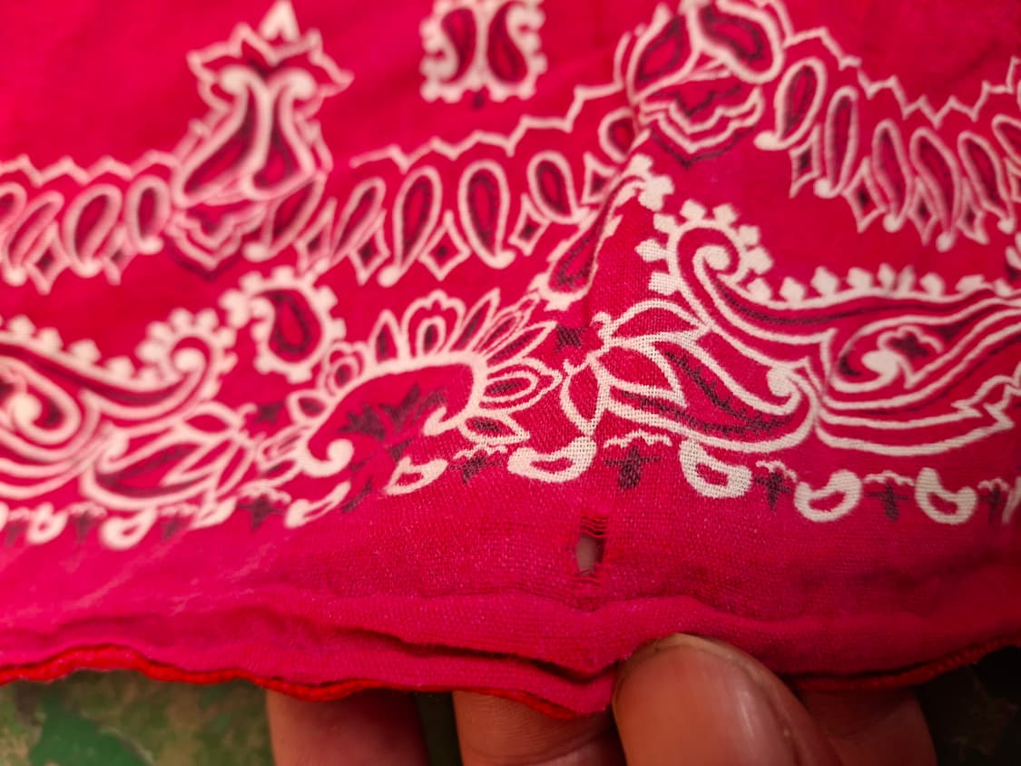 빈티지 페스트컬러 반다나 rn14193 usa 상품이미지3