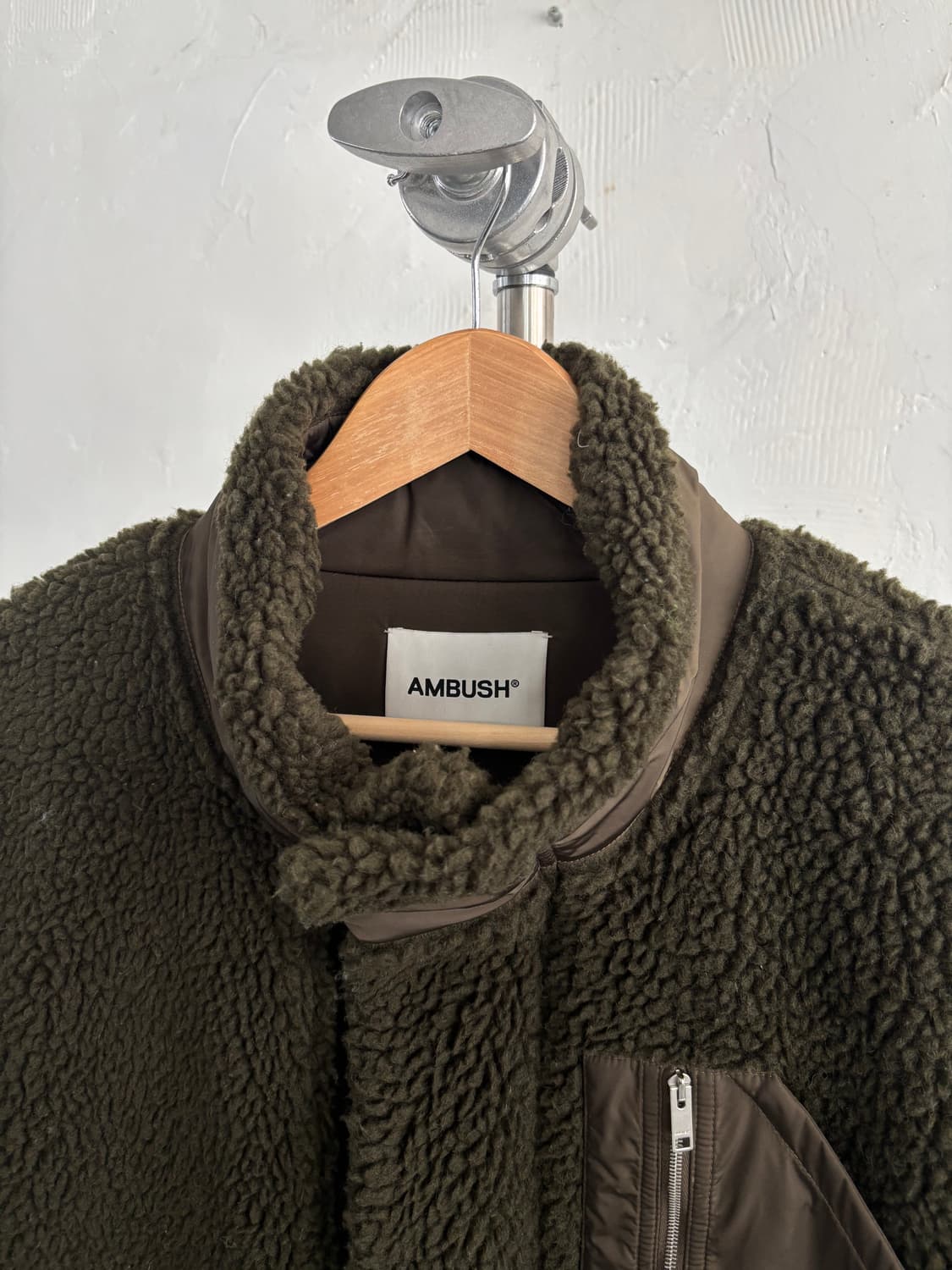 AMBUSH 앰부쉬 투톤 플리스 풀집 자켓 상품이미지5