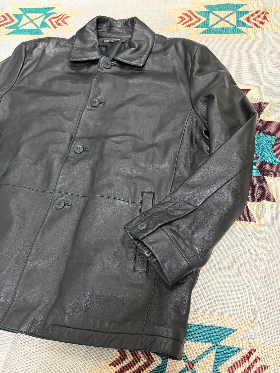 Sheepskin leather car coat / 양가죽 카코트 상품이미지3