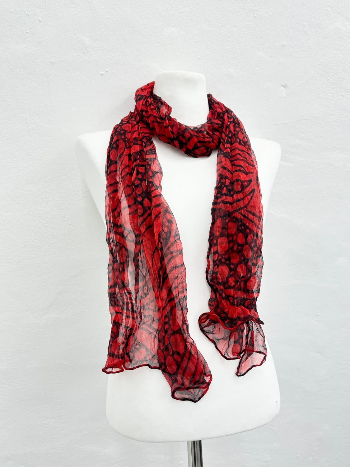 Vintage red pattern scarf  상품이미지4