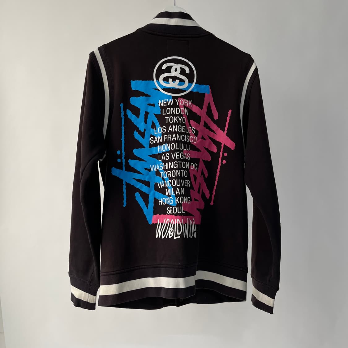 Stussy cotton 100% Varsity Jacket 상품이미지5