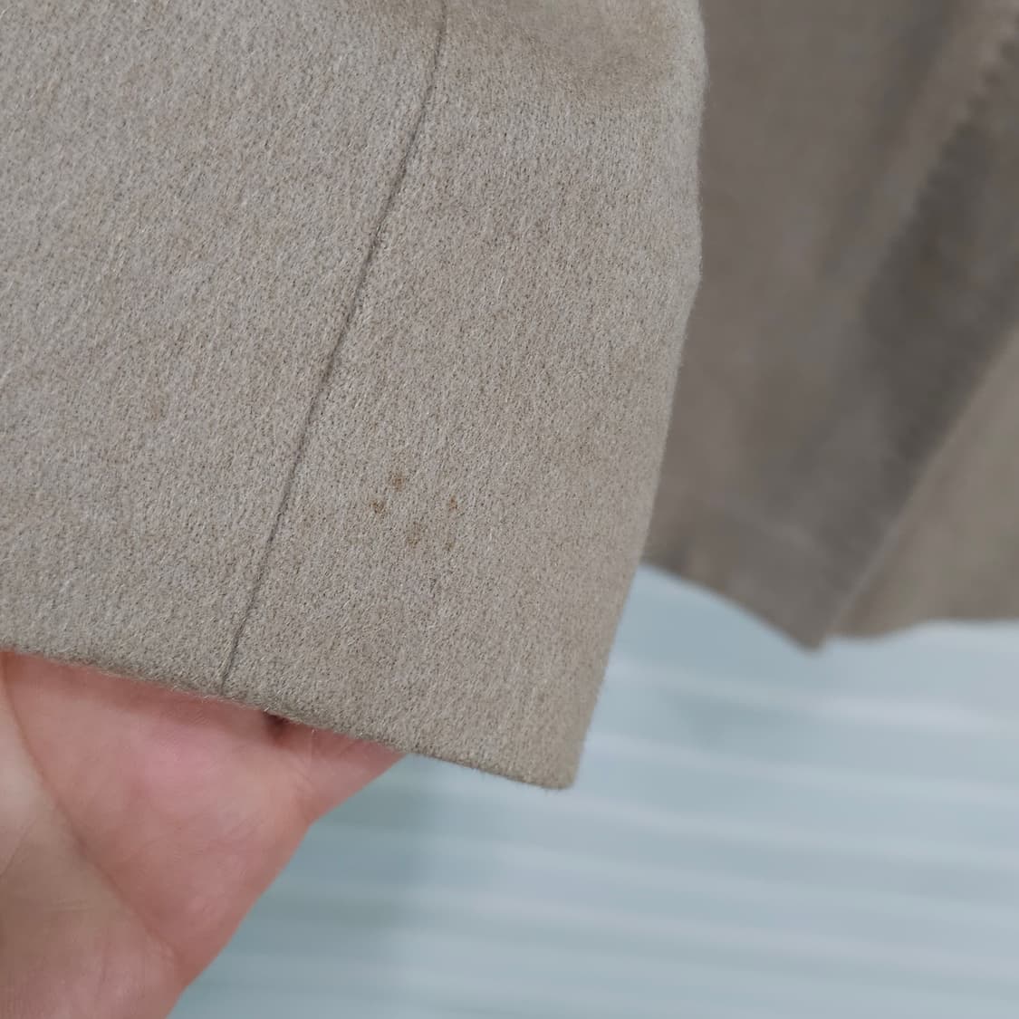 JAPAN 빈티지 캐시미어100 더블코트- 우먼M 상품이미지4