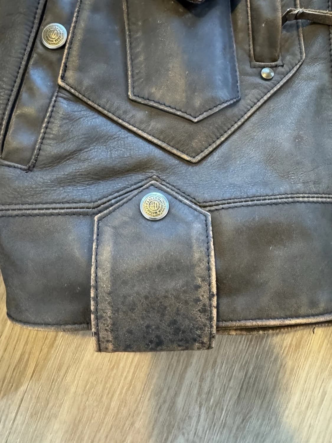 할리데이비슨 헤리티지 가죽 모터사이클 자켓 상품이미지6