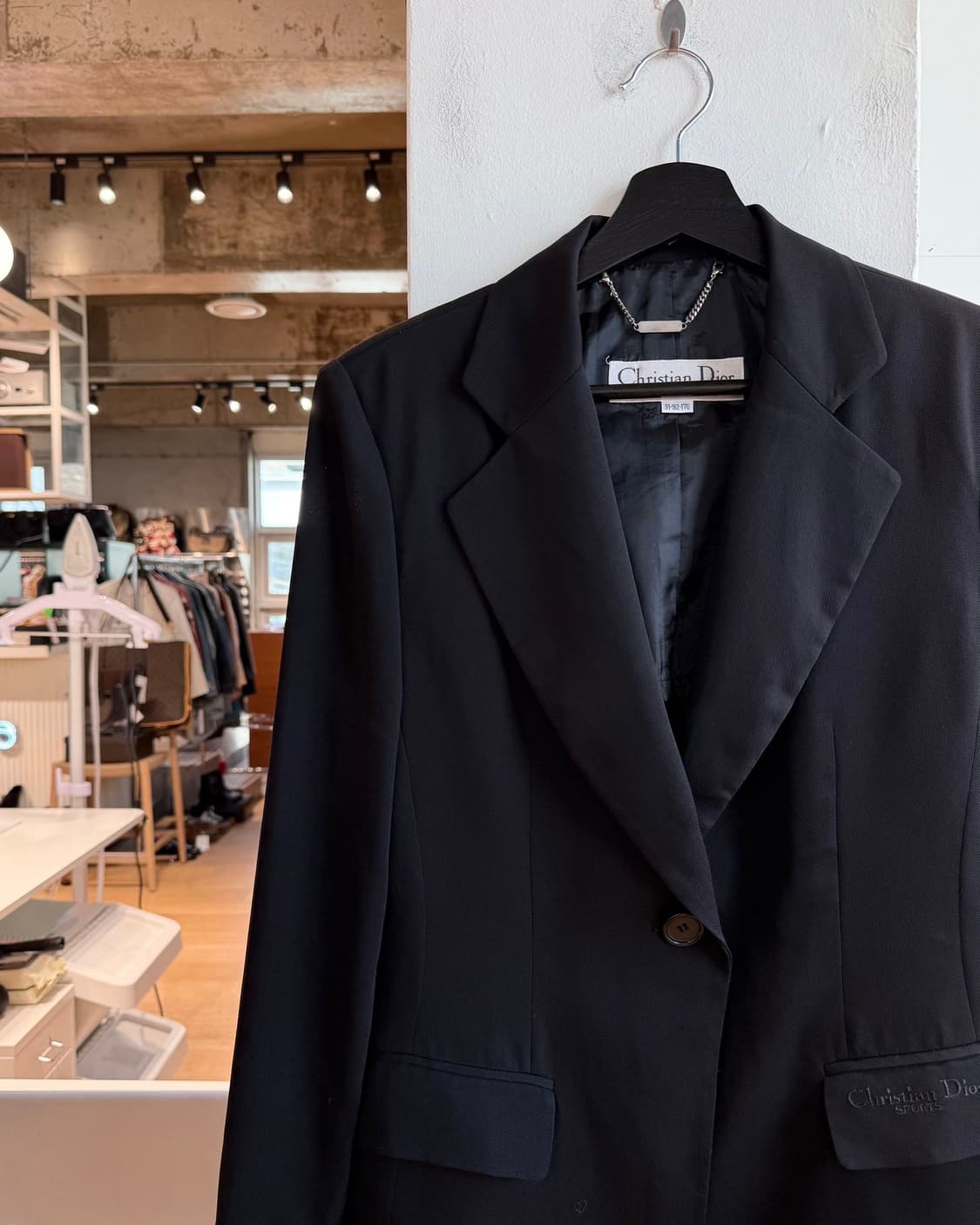 크리스찬 디올 스포츠 블랙 1b 블레이저 자켓 상품이미지4